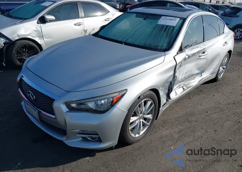 2015 Infiniti Q50 Premium from USA, damaged, VIN JN1BV7AP1FM347565